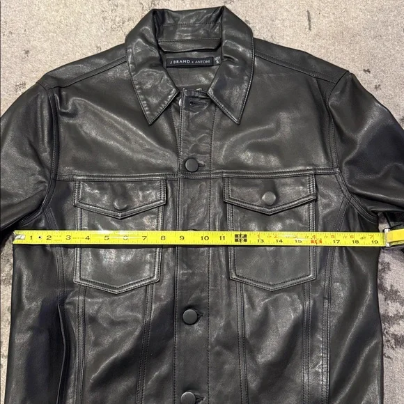 JBrand leather trucker jacket